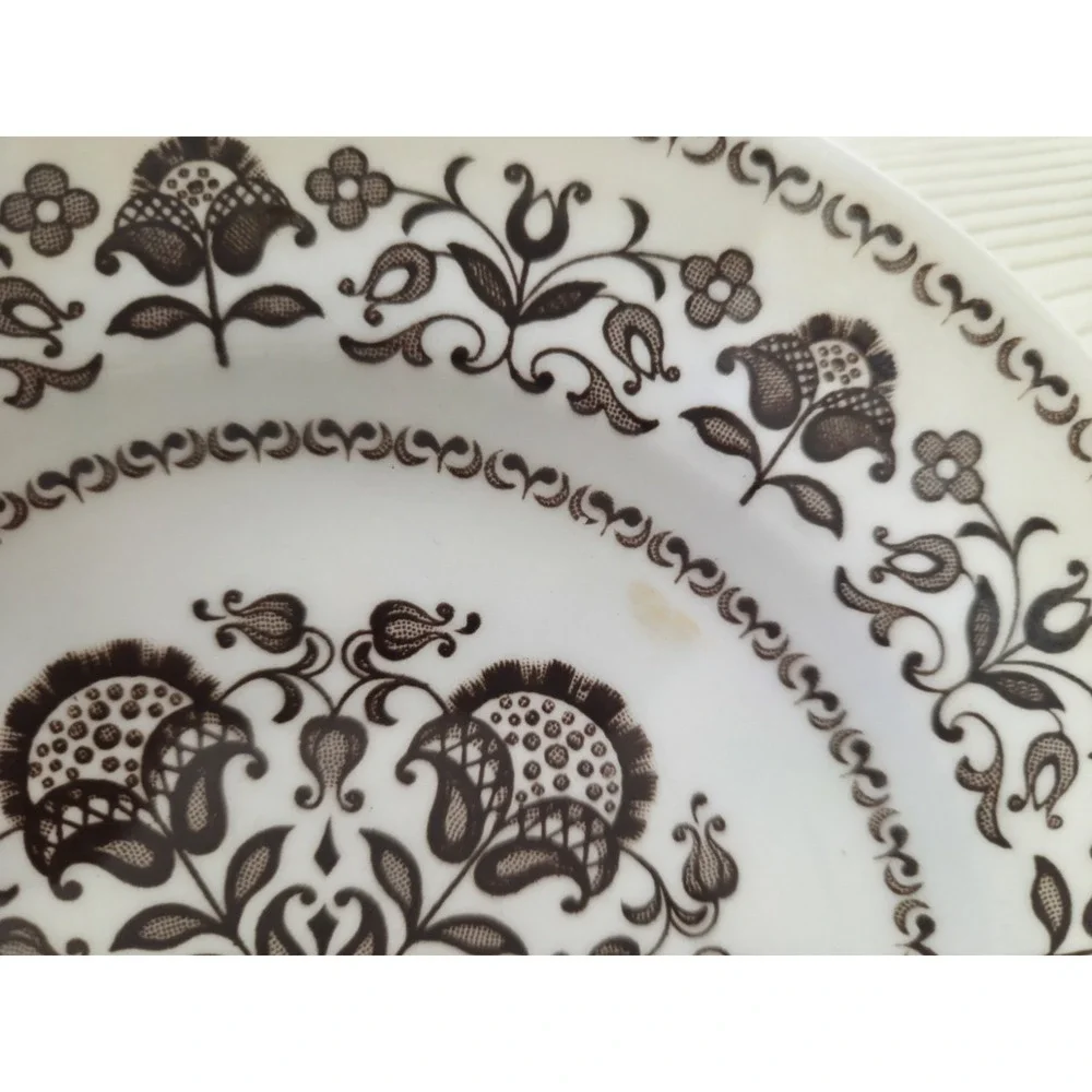 Wood & Sons WELLESLEY Salad Plate(s), Brown, Set Of 3